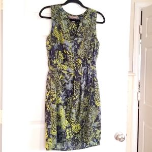 EUC Abstract Print Sleeveless Dress